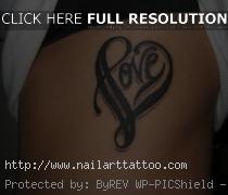 Love Heart Tattoos Ideas