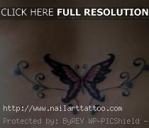 Lower Back Butterfly Tattoos