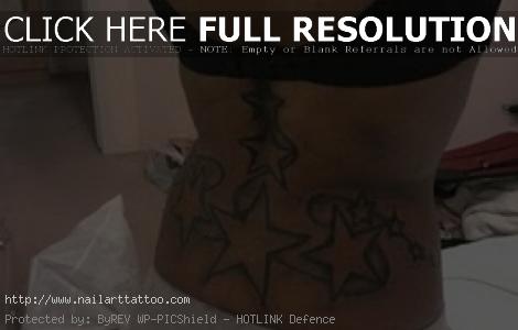 Lower Back Star Tattoos