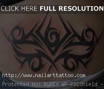 Lower Back Tribal Tattoos Designs