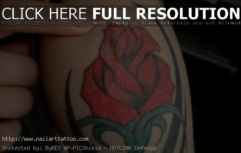 Male Flower Tattoos Designs