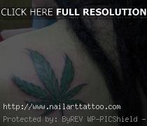 Marijuana Leaf Tattoos Designs