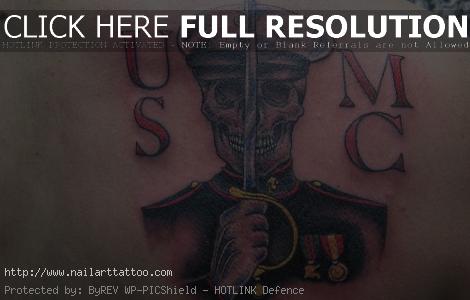 Marine Corps Memorial Tattoos