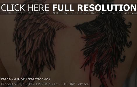 Mens Angel Wing Tattoos