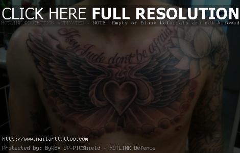 Mens Angel Wings Tattoos