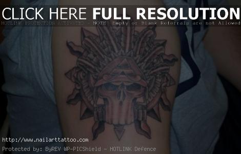 Mexican Aztec Tattoos Designs