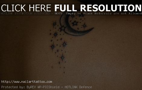 Moon And Star Tattoos For Women