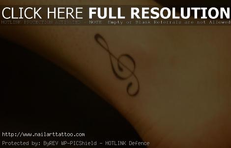 Music Notes Tattoos For Girls