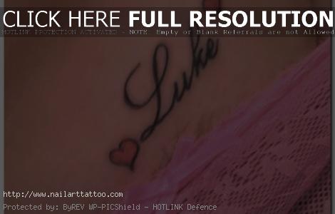 Name Tattoos For Women