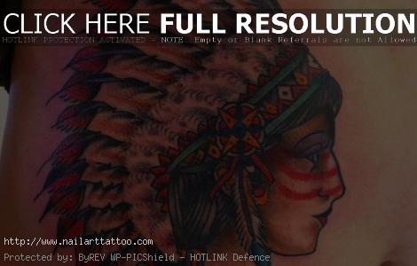 Native American Princess Tattoos