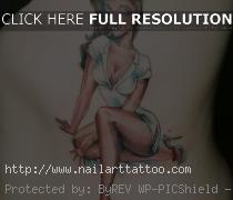 Nurse Pin Up Girl Tattoos