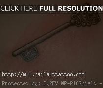 Old Fashioned Key Tattoos