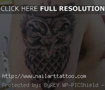 Old School Owl Tattoos