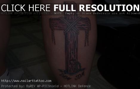 Old Wooden Cross Tattoos