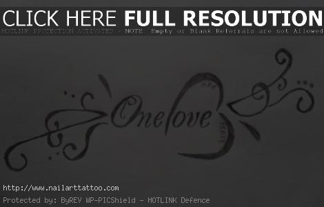 One Love Tattoos Designs