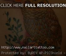 Owl And Moon Tattoos