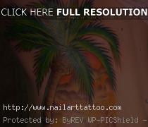 Palm Tree Sunset Tattoos