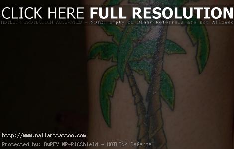 Palm Tree Tattoos Pictures