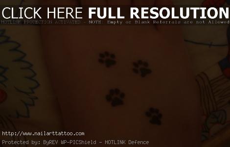 Paw Prints Tattoos Pictures