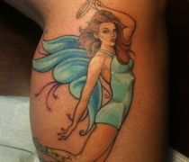 Pin Up Fairy Tattoos