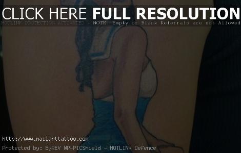 Pin Up Girl Tattoos Designs Ideas