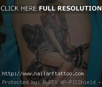 Pin Up Girl Tattoos On Men