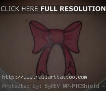 Pink Bow Tattoos Designs