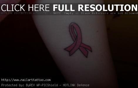 Pink Ribbon Tattoos Designs Pictures