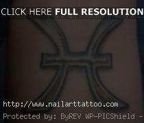 Pisces Symbol Tattoos Designs