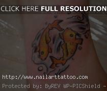 Pisces Zodiac Symbol Tattoos