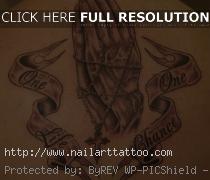 Praying Hands Rosary Beads Tattoos