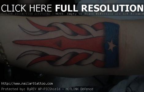 Puerto Rican Flag Tattoos