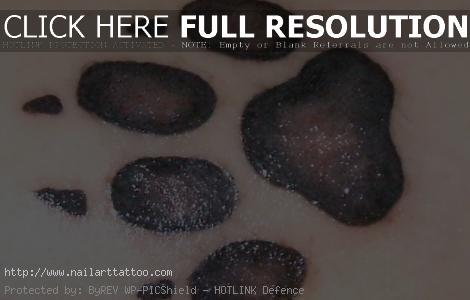 Puppy Paw Print Tattoos