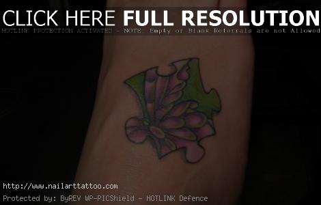 Puzzle Piece Tattoos Gallery