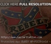 Rebel Flag Tattoos For Girls