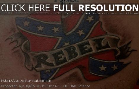 Rebel Flag Tattoos For Girls