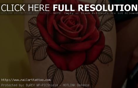 Rose Flower Tattoos Designs