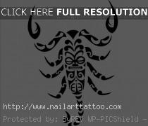 Scorpio Horoscope Symbol Tattoos