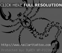 Scorpion Tattoos Tribal Designs