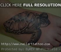 Sea Turtle Foot Tattoos