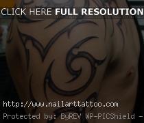 Shaded Tribal Tattoos Designs