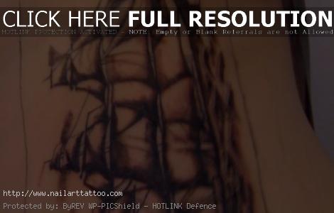 Ship In A Bottle Tattoos