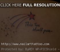 Shooting Star Tattoos Designs