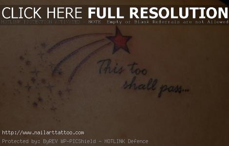 Shooting Star Tattoos Designs
