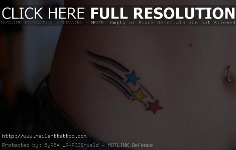 Shooting Stars Tattoos For Women