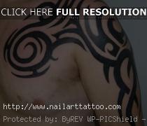 Shoulder Tribal Tattoos Designs For Men