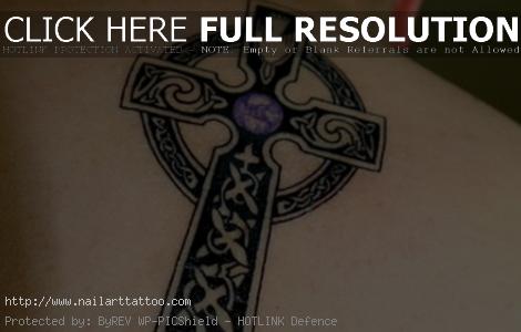 Simple Celtic Cross Tattoos