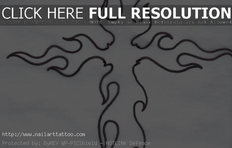 Simple Cross Tattoos Designs