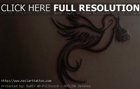 Simple Dove Tattoos Designs