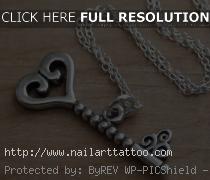 Skeleton Heart Key Tattoos